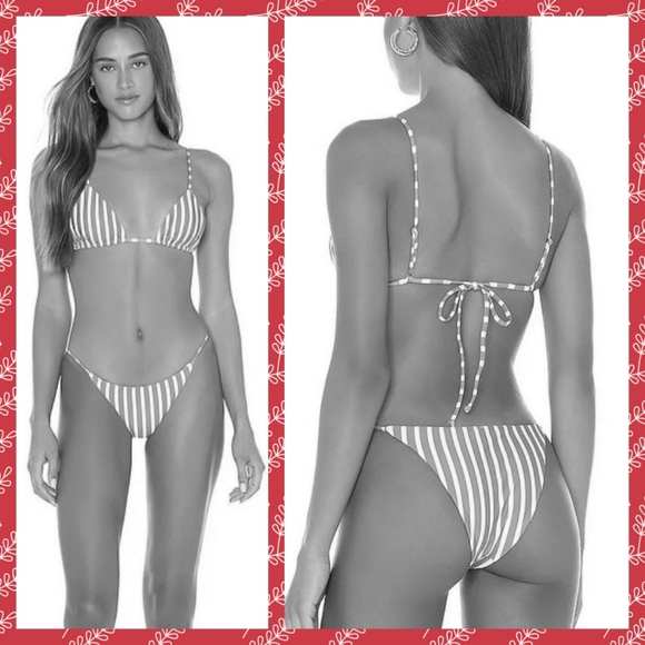 NWT Skin By SAME Itsy String Bikini Bottom Size Sm ♡ La Red - Picture 7 of 8